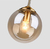 Pendente de metal luxuoso moderno. - loja online