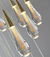 Pendente Moderno de Gota de Água, Luminária de Cristal de Luxo - loja online