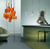 Pendente Estilo Minimalista Nórdico, Lustre de Vidro, Luz Suspensa.