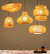 Pendente de Bambu Natural, Artesanal, Iluminação de teto. - Float Decorações