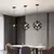 Pendente Geométrico Minimalista, Metal Retrô Industrial - Float Decorações