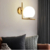 Luminária Moderna de LED, Lâmpada De Parede De Vidro, Cabeceira, Quarto. - Float Decorações