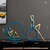 Escultura menina de resina, Decoração luxuosa da sala - comprar online