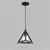 Pendente Geométrico Minimalista, Metal Retrô Industrial - comprar online