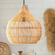 Lustre Pendente Estilo Japonês feita à mão em rattan. - comprar online