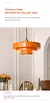 Pendente de LED, Moderno e Minimalista, Aço Carbono, Branco, Verde Escuro, Preto, Laranja. - comprar online