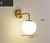 Luminária Moderna de LED, Lâmpada De Parede De Vidro, Cabeceira, Quarto. - comprar online