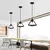 Pendente Geométrico Minimalista, Metal Retrô Industrial - Float Decorações