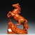 Escultura em Madeira, Cavalos Ornamentais, Esculpido Artesanalmente.