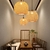 Lustre de Bambu Feito à Mão, Iluminação de Sala de Estar, Quarto, Sala de Jantar