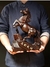 Imagem do Escultura em Madeira, Cavalos Ornamentais, Esculpido Artesanalmente.