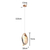 Luminária Pendente LED, com Pó De Ouro para Quarto, Luzes Pingente De Cristal. - Float Decorações