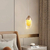 Imagem do Luminária Pendente LED, com Pó De Ouro para Quarto, Luzes Pingente De Cristal.