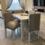 Mesa fija blanca con 4 sillas - comprar online