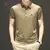 Polo de seda de camello bordado de alta gama - tienda en línea