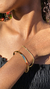 Bracelete inspiração cartier - dourado