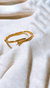 Bracelete prego dourado