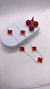 Colar trevo red G (5 trevos) - comprar online