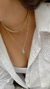 Conjunto pedra azul - prata - comprar online