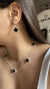 Colar trevo black G (5 trevos) - comprar online