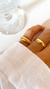 Anel croissant dourado - loja online
