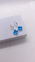 Argolinha trevo azul - comprar online