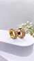 Argola baguete M - luxo