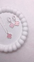 Conjunto trevo rosa bebê