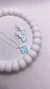 Conjunto trevo verde água