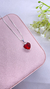 Colar gota coração - red - comprar online