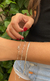 Pulseira laço cristal minimalista - Maria's Acessórios 