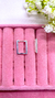 Argola quadrada shine - G - comprar online