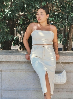 Saia Midi Jeans - comprar online