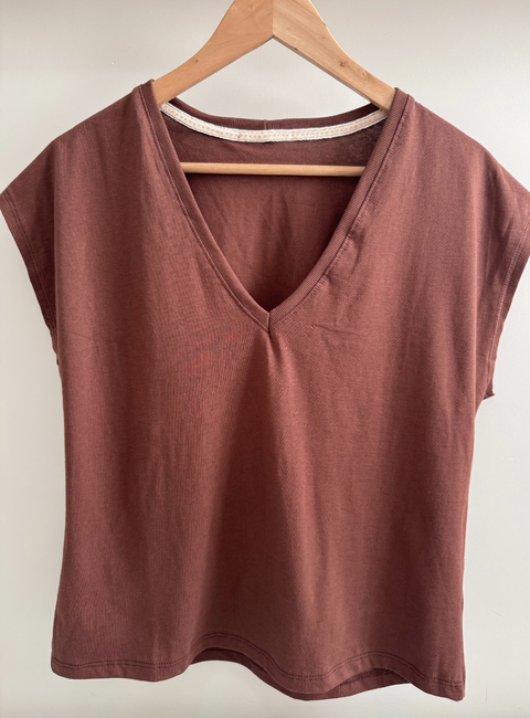 Blusa Betina Chocolate - comprar online