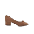 Beira Rio Sapato Bloco Scarpin Nude Com Strass