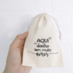 Saquinho de algodão