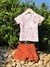Conjunto Camiseta Bichinhos e Bermuda Marrom