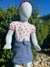 Conjunto Body Corações e Short Saia