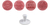 Kit Carimbos Frases Doces Rosa Bebê (5 Cm) - 5 Pc