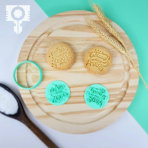 Cortadores de Biscoito Amo Meus Avos Feliz Dia Dos Avos 5cm