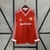 Camiseta Manga Longa Manchester United Home 1986 - 1987
