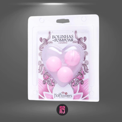 Bolinha Pompoar 03 Unidades Média.