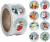Sellos Navidad Varios 3,8 cm 500 pcs