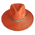 Sombrero Indiana Naranja - Gamuza en internet