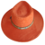 Imagen de Sombrero Indiana Naranja - Gamuza