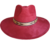 Sombrero Indiana Rojo - Gamuza