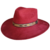 Sombrero Indiana Rojo - Gamuza - comprar en línea