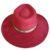 Sombrero Indiana Rojo - Gamuza - CAPPELLO