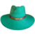 Sombrero Indiana Aqua - Gamuza