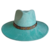 Sombrero Indiana Menta - Gamuza